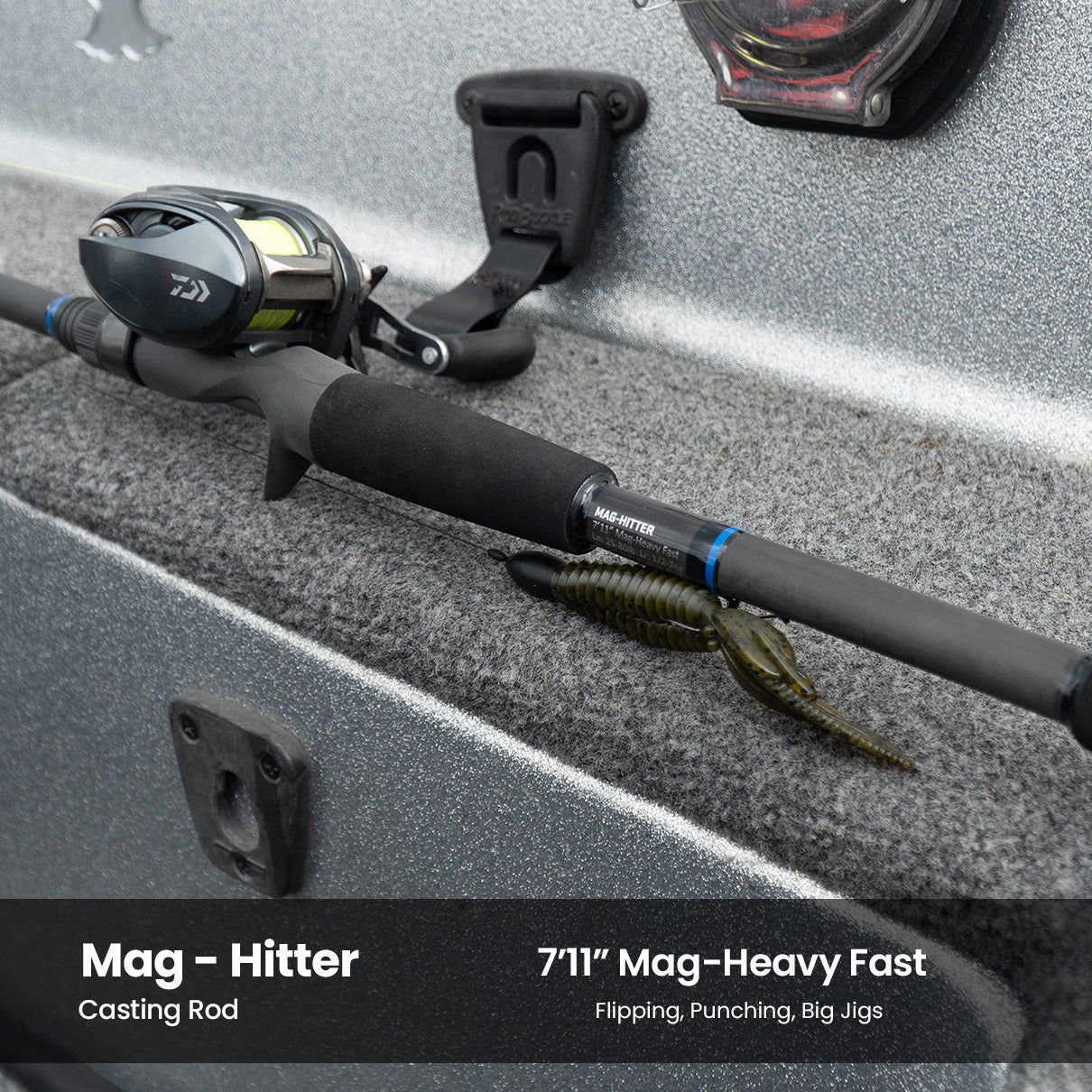 Punching and Flipping Heavy Cover Bass Rod - Mag-Hitter 7'11